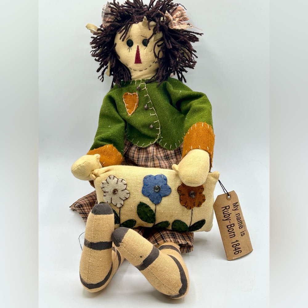 Audrey's Primitive Rag & Cloth Doll Country Farmhouse Decor Lebanon PA 25"